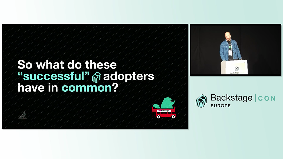 Stanley Nicholl from Spotify presents at BackstageCon Europe 2025