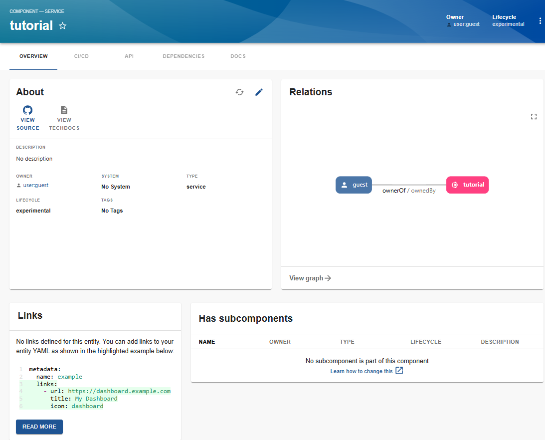 select open in catalog